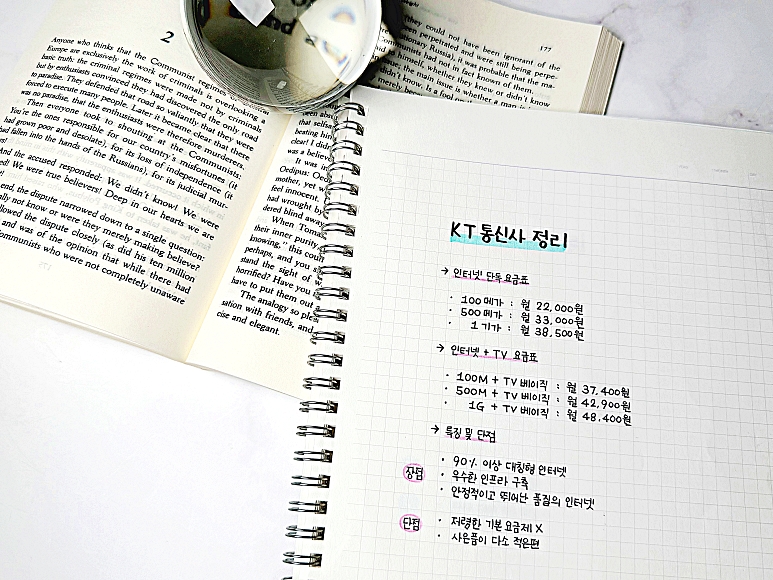 kt 통신사 인터넷 요금제 정리